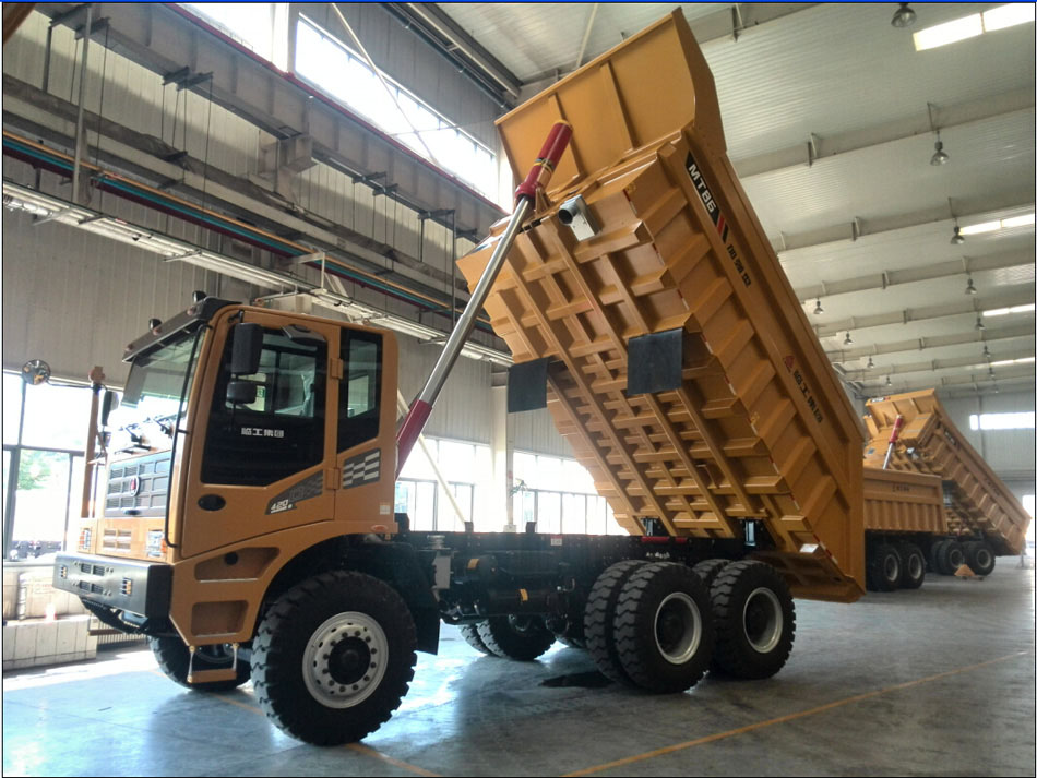 Dump truck telescopic hydraulic cylinder